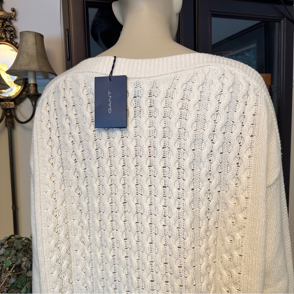 Gant wool cashmere oversized cable sweater - Picture 11 of 16